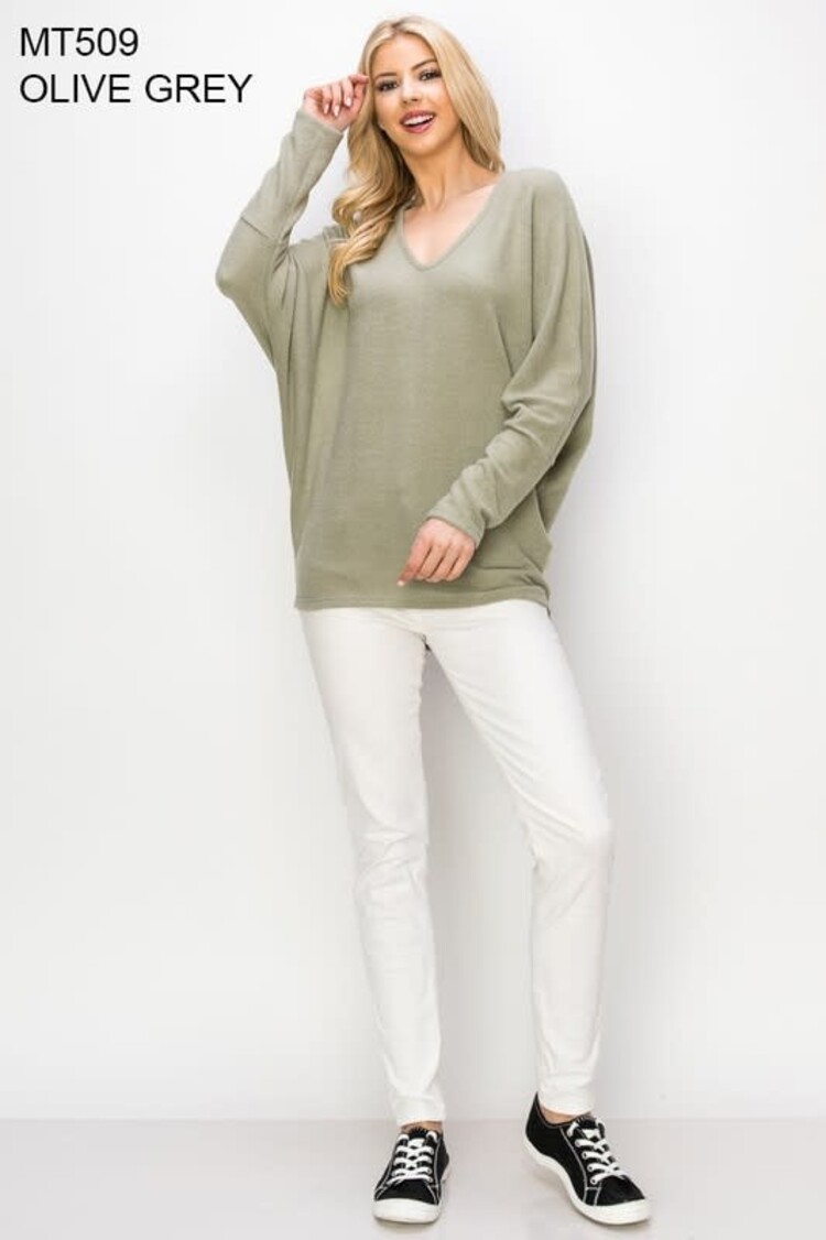 White Agate Sweater Top