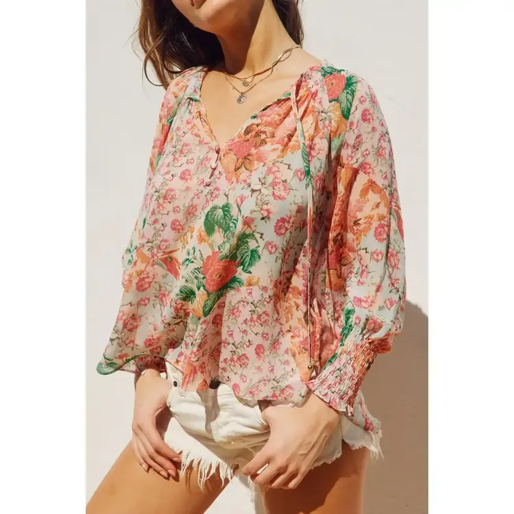 Floral Flowy Blouse