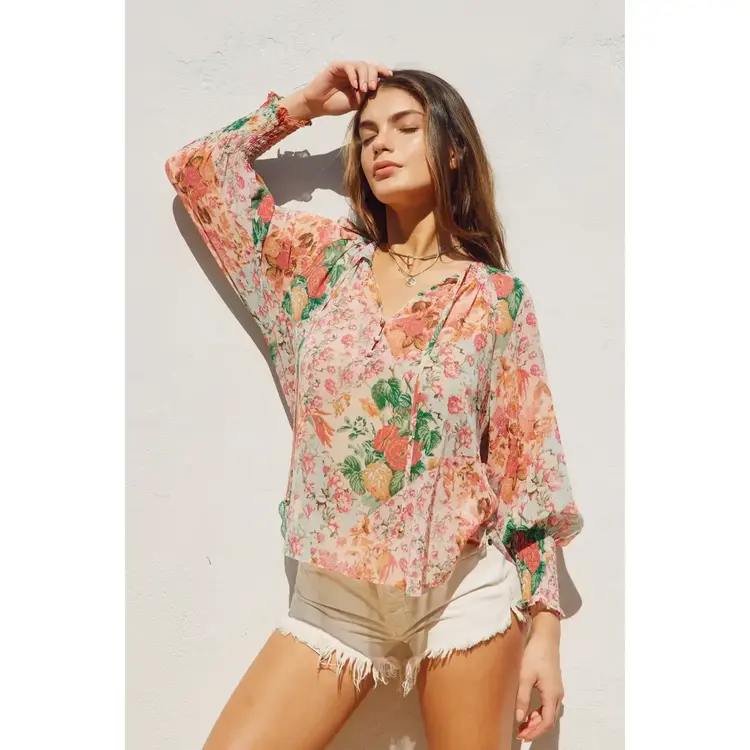 Floral Flowy Blouse
