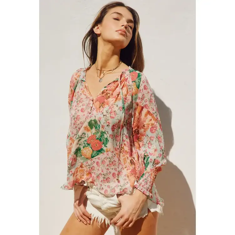 Floral Flowy Blouse