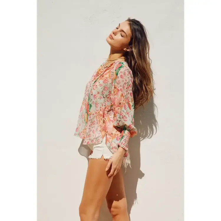 Floral Flowy Blouse