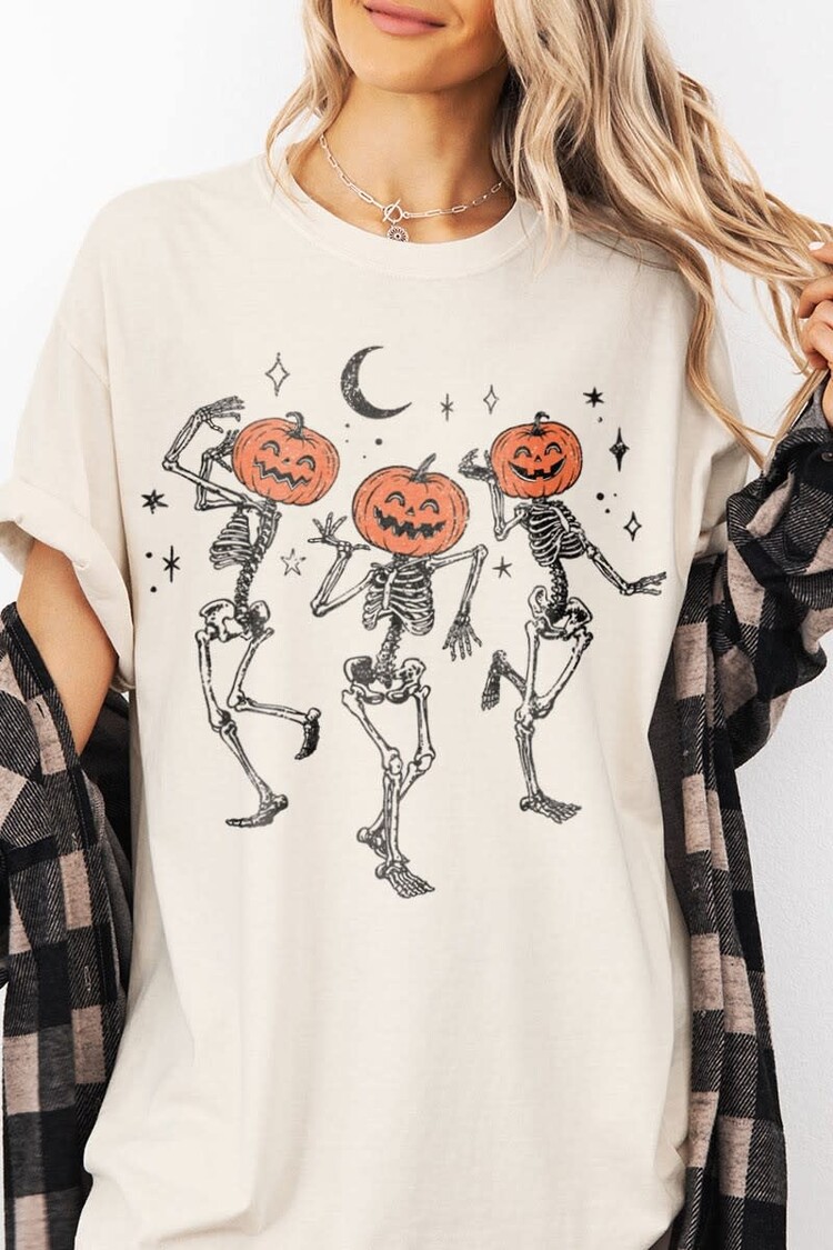 Golden Rose Co Dancing Skeleton Graphic Tee
