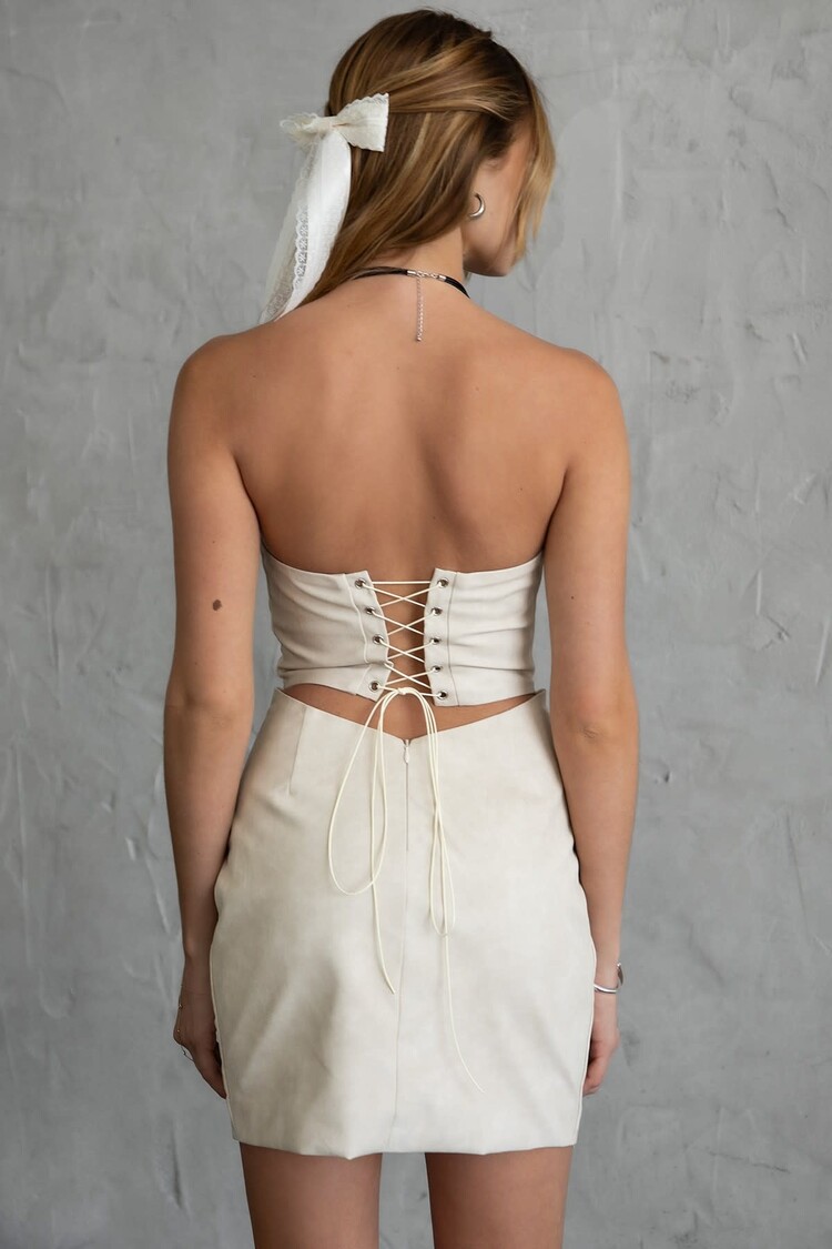 Embroidered Western Mini Dress