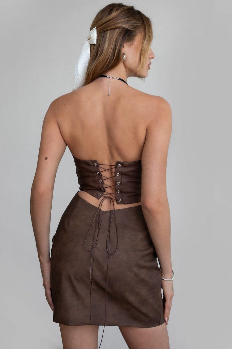 Embroidered Western Mini Dress