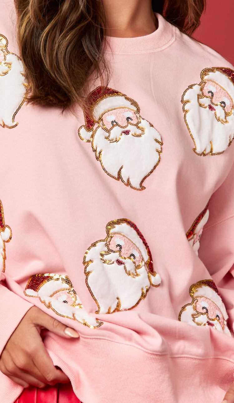Sequin Santa Sweatshirt