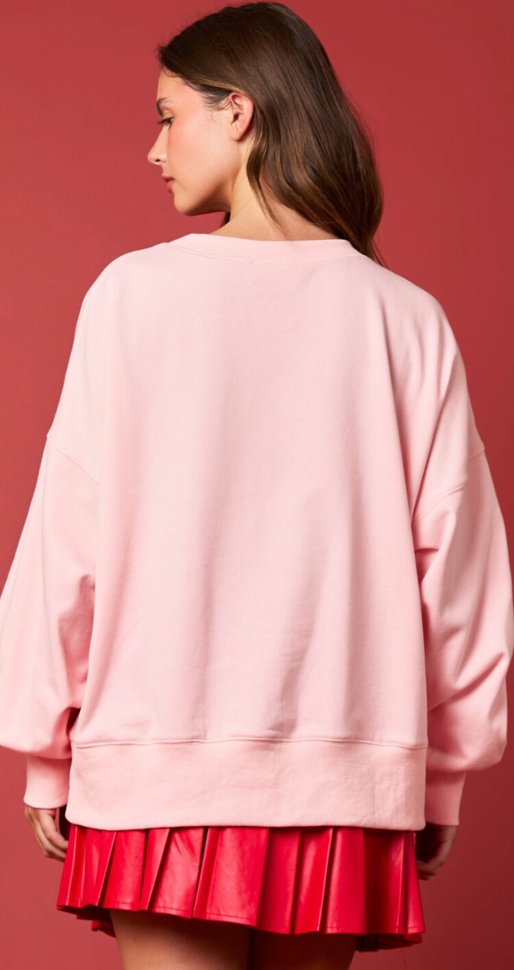 Sequin Santa Sweatshirt