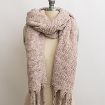 Cozy Oversized Scarf w/Tassels