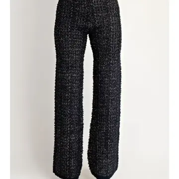 Lurex Sweater Straight Leg Pants