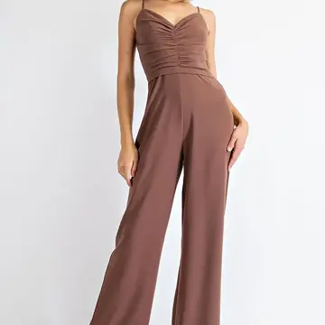 Crepe Knit Jumper w/Center Front