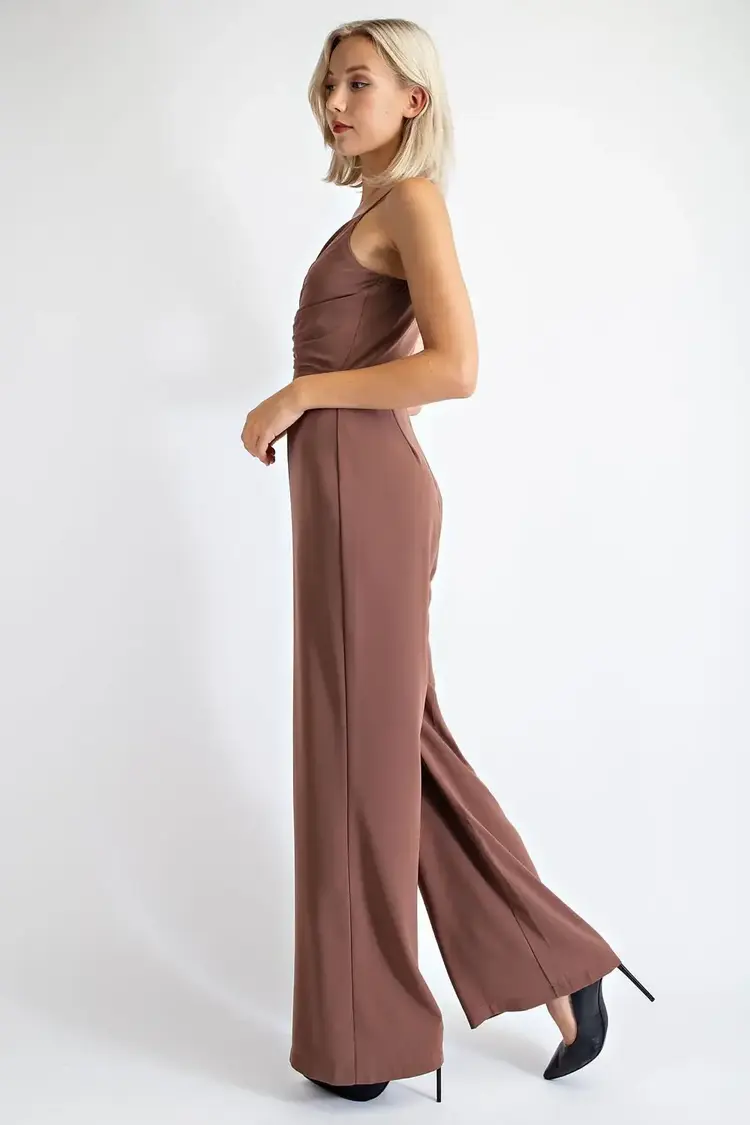 Crepe Knit Jumper w/Center Front