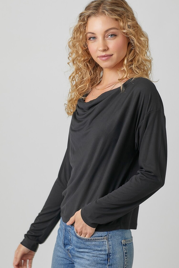 Cowl Neck Modal Top