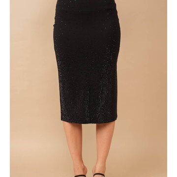 Bodycon Studded Midi Skirt
