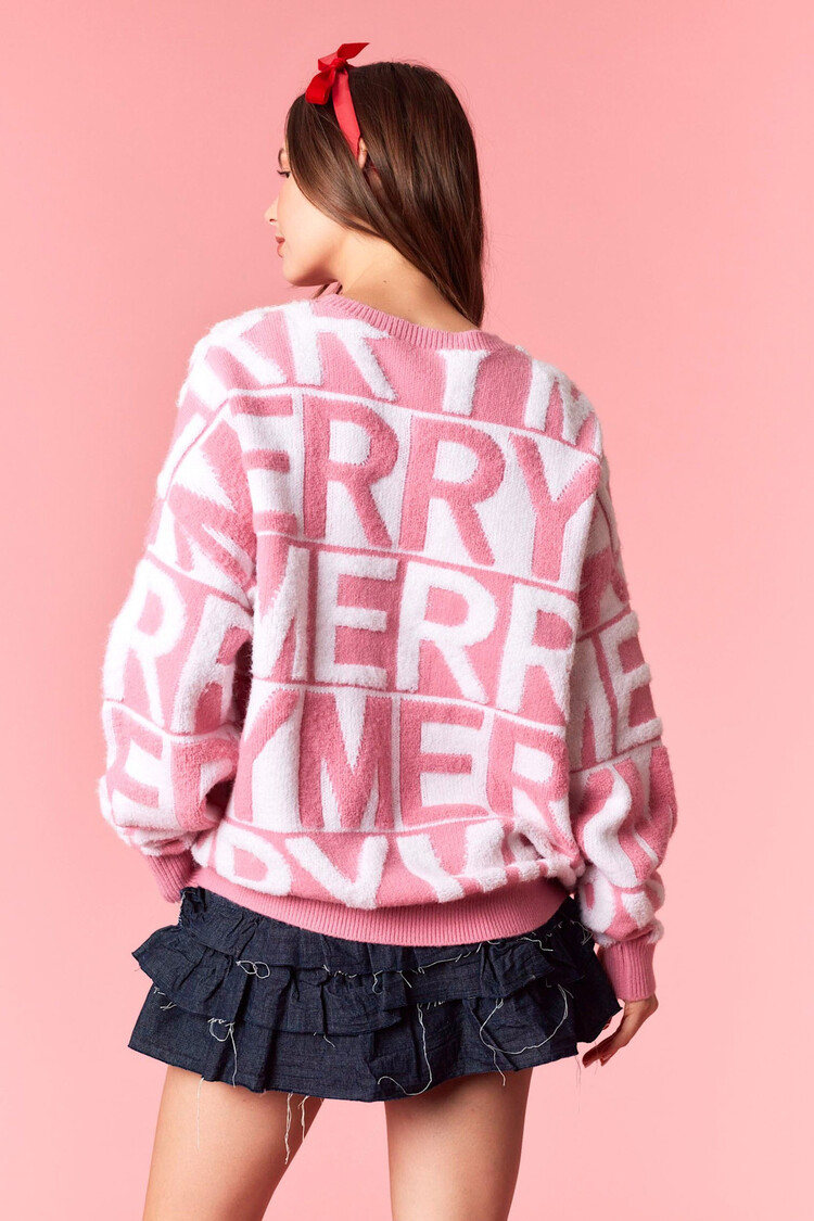 Merry 3D Yarn Sweater