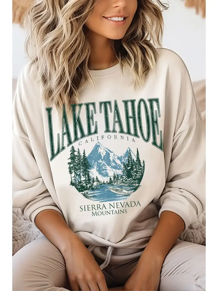 Unisex Lake Tahoe Brushed Sweatshirt