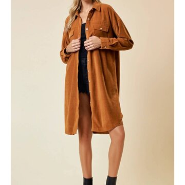 Button Down Duster Jacket