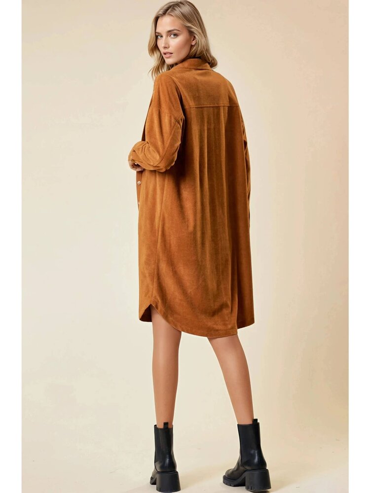 Button Down Duster Jacket