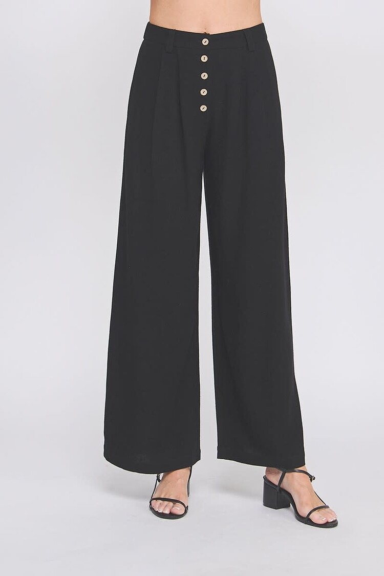 Soft Linen Palazzo Pants