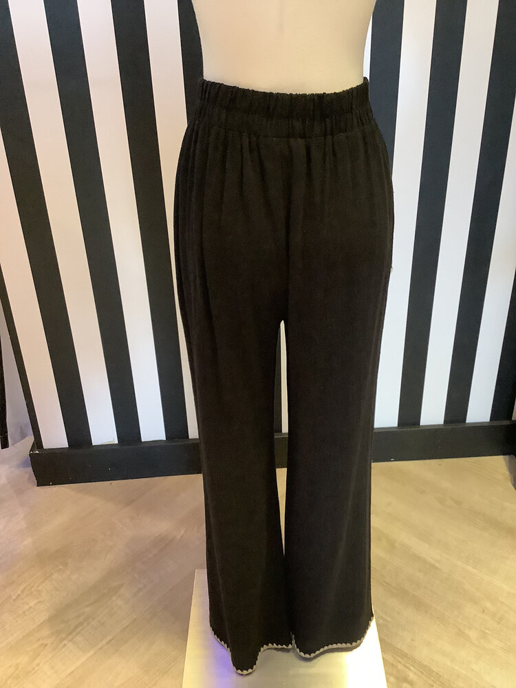 Vintage Havana Wide Leg Pant w/Stitching