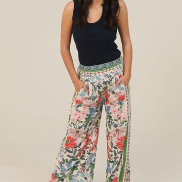 Floral Wide Leg Pants