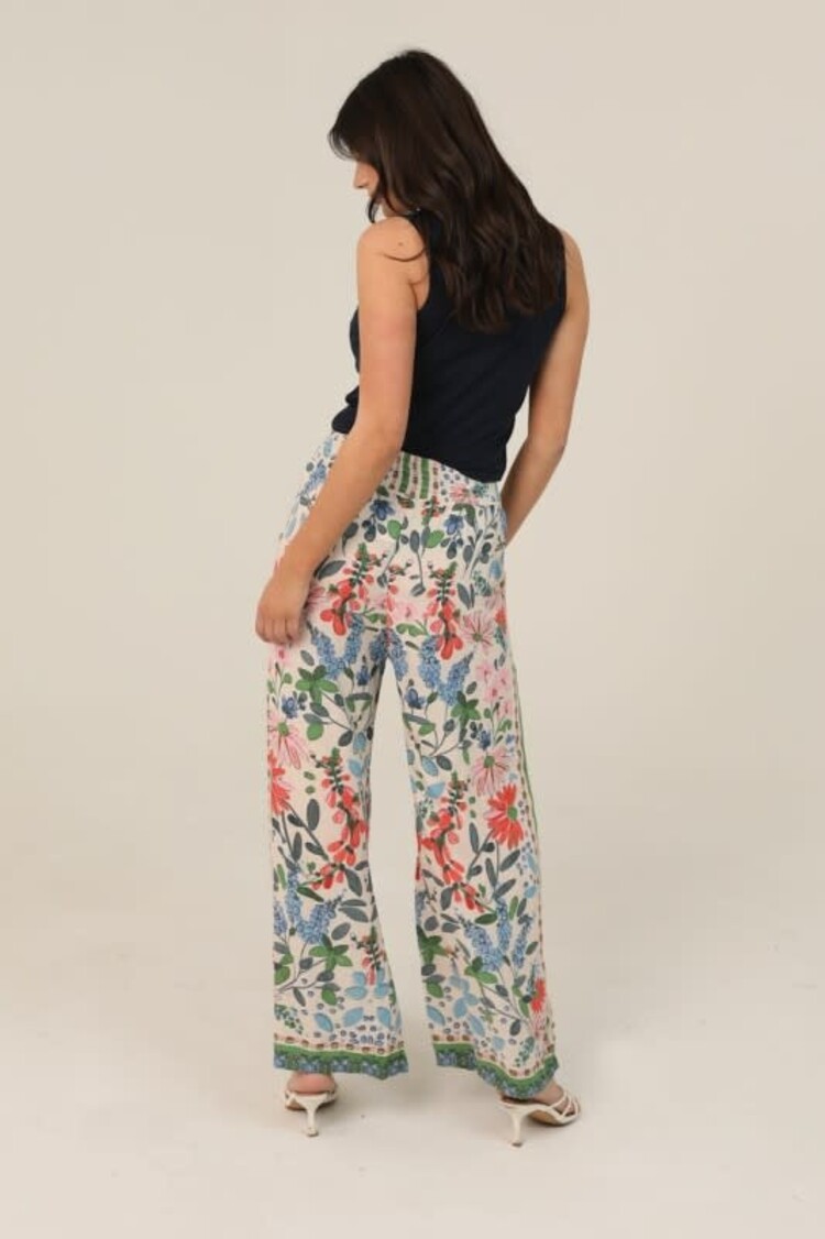 Floral Wide Leg Pants