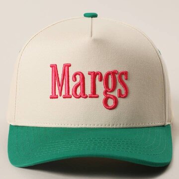 Margs Trucker Hat Green/Pink