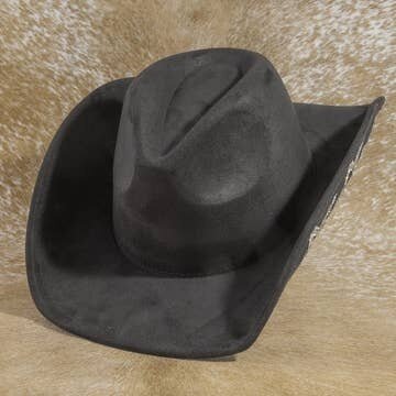 Studded Rhinestone Star CowGIRL Hat