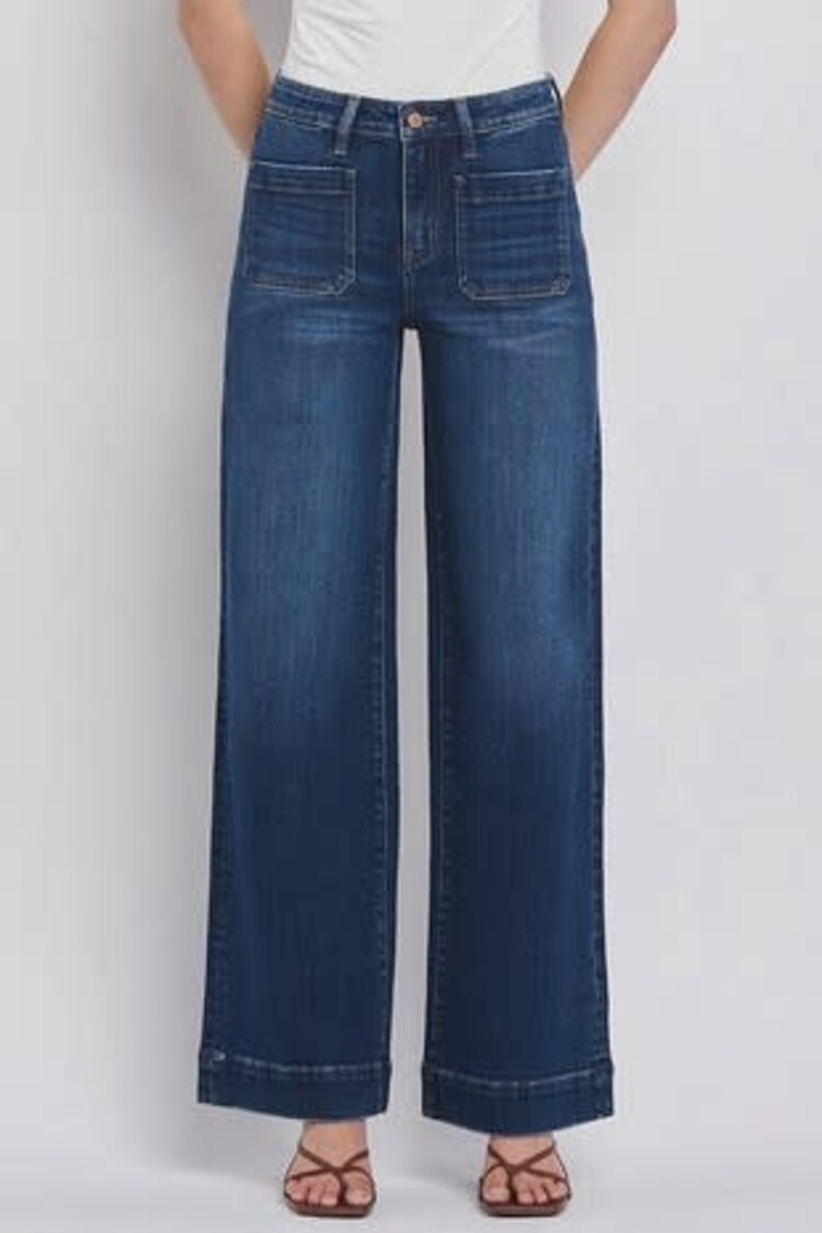 High Rise Wide Jeans