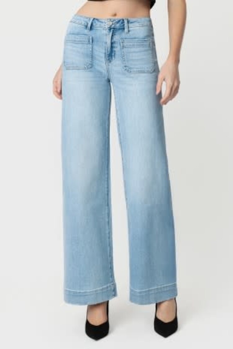 High Rise Wide Jeans