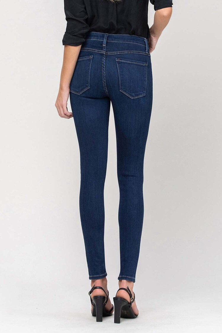 Mid Rise Ankle Skinny Jeans