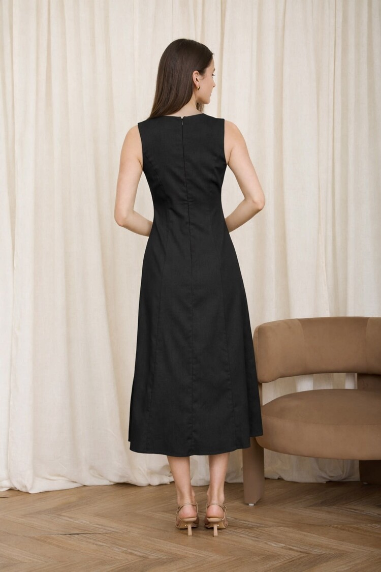 Button Down Midi Dress