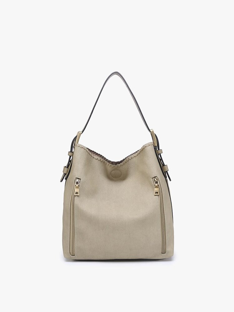 Jen & Co. 2-in-1 Hobo Bag w/2 Compartments