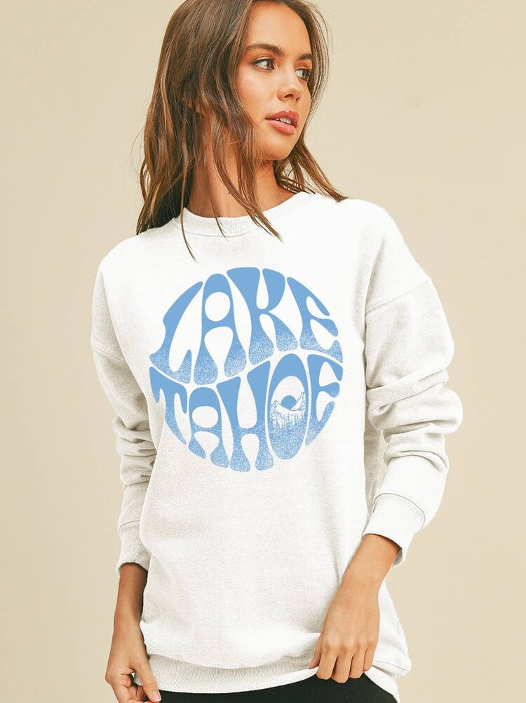 Honestee Lake Tahoe Graphic Sweatshirt