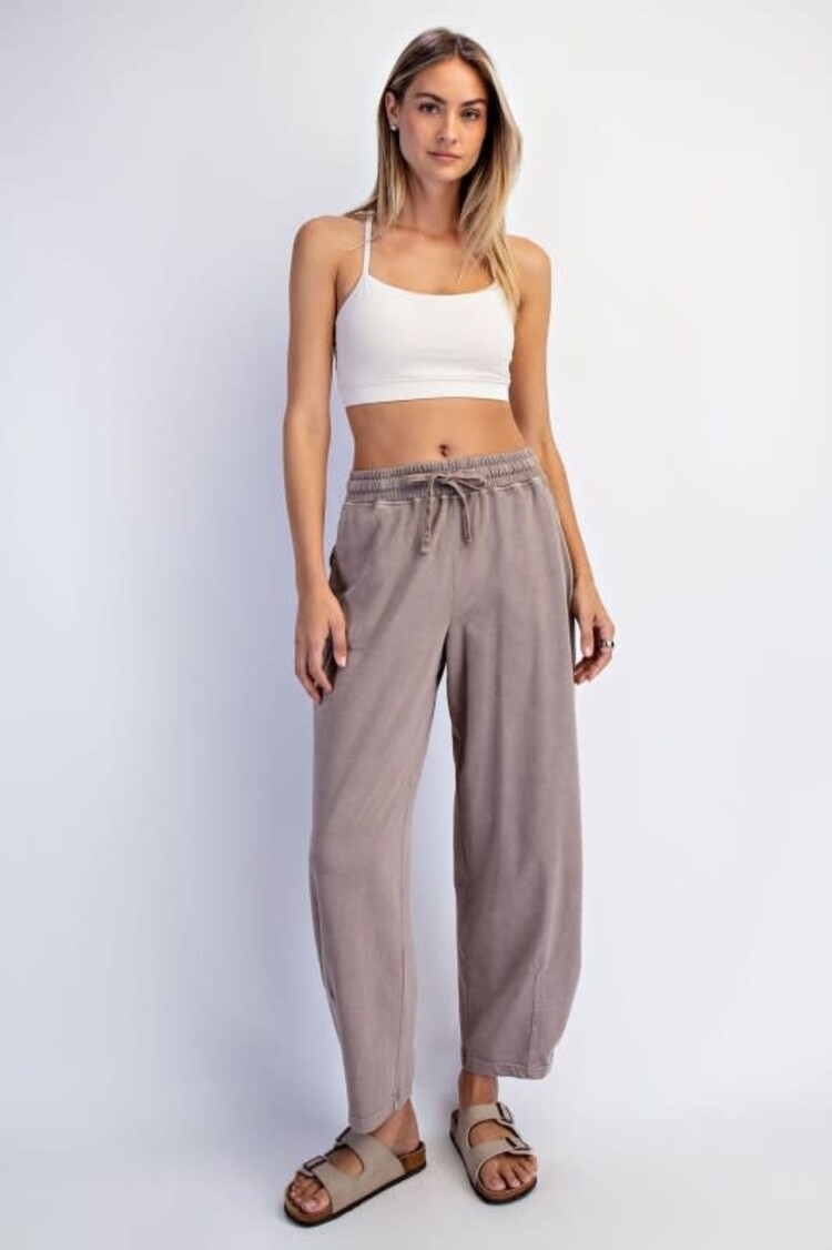 Mineral Washed Barrel Pant