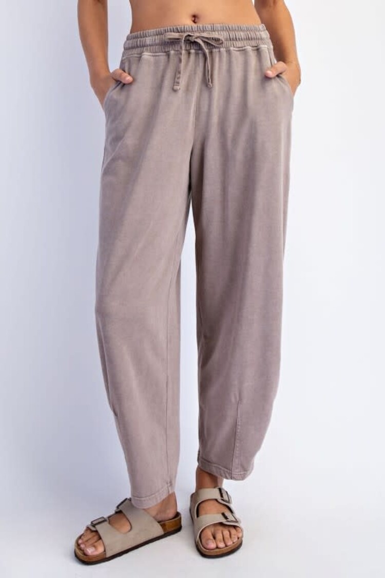 Mineral Washed Barrel Pant