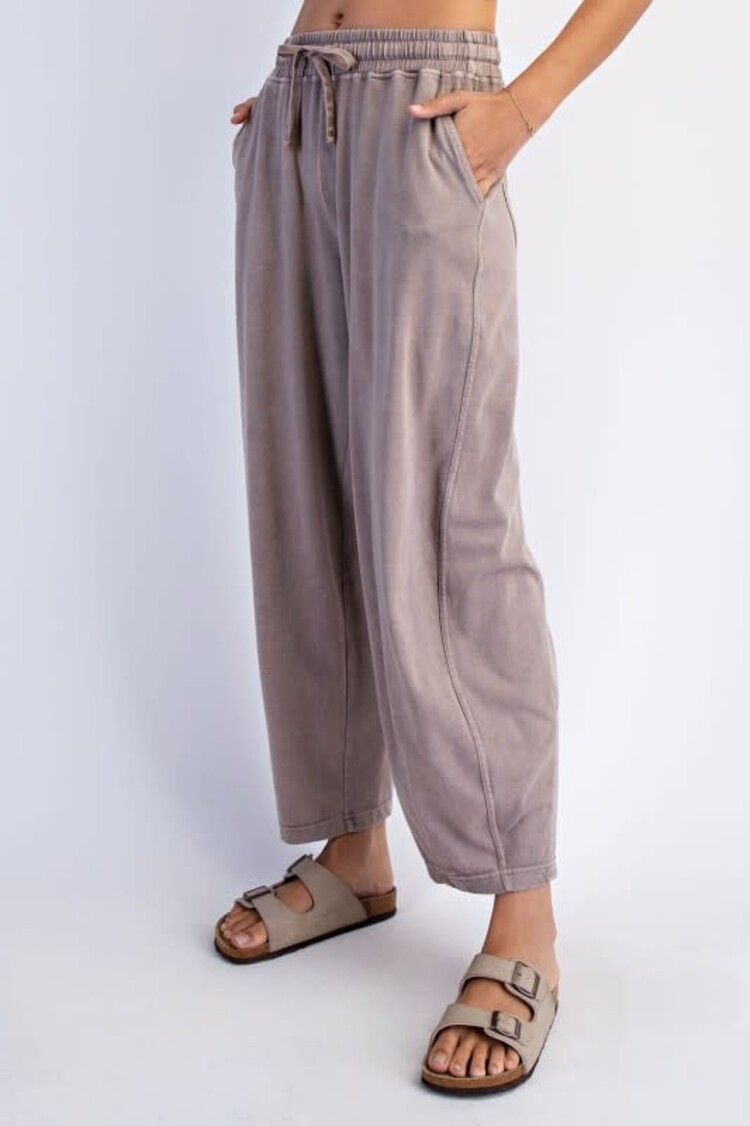 Mineral Washed Barrel Pant