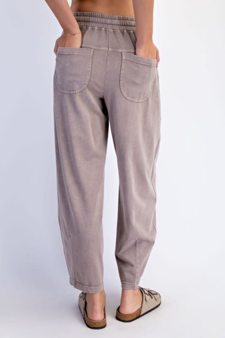 Mineral Washed Barrel Pant