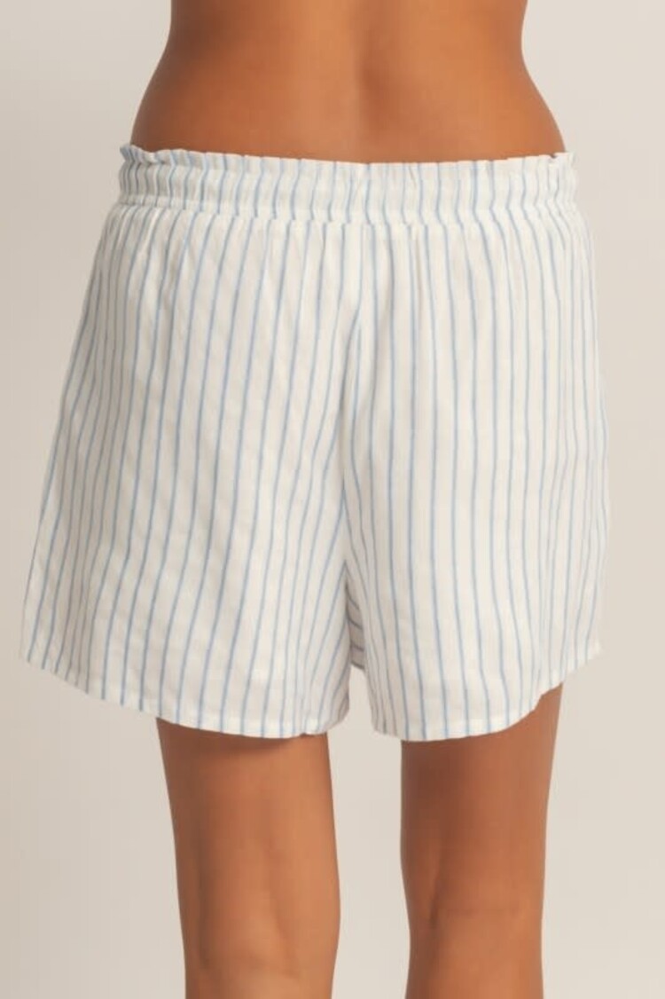 Striped Drawstring Shorts