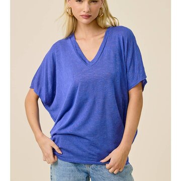 Lightweight V-Neck Dolman Top