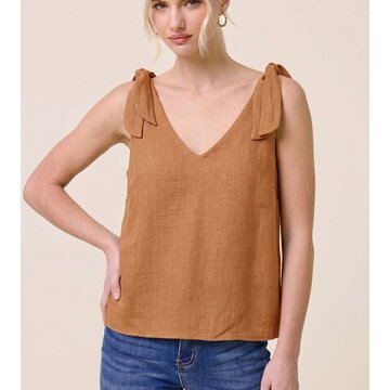 Shoulder Tie Tank Top