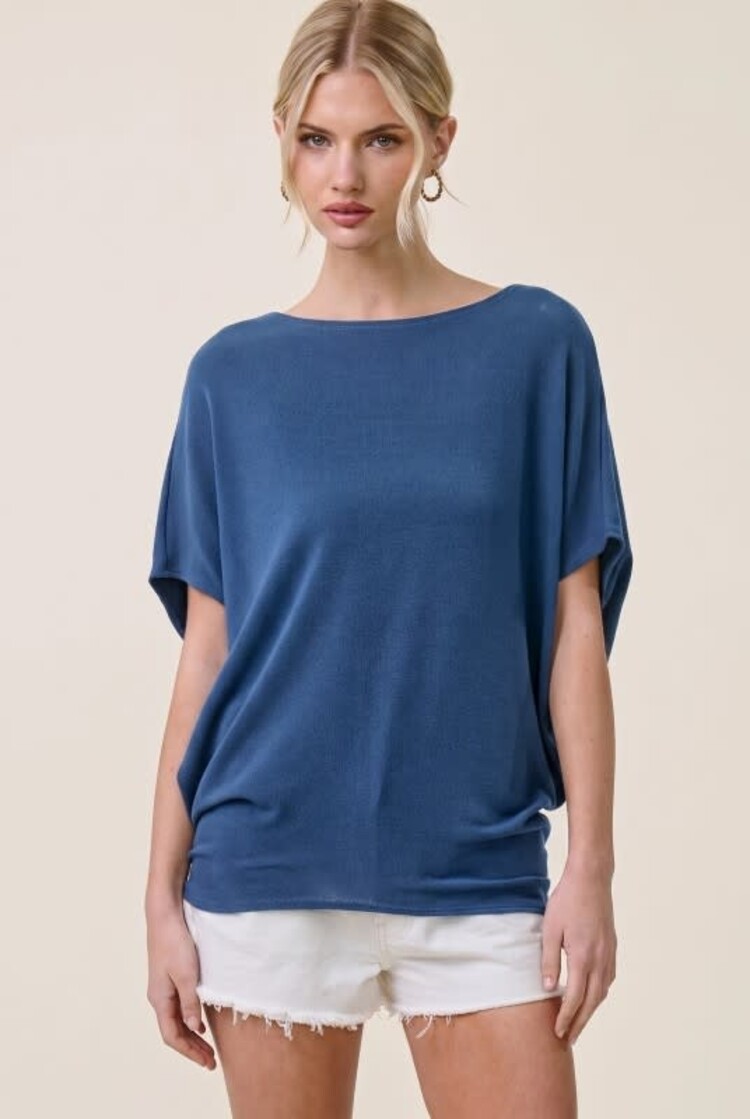 Short Sleeve Dolman Top