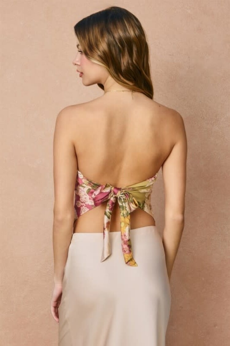 Strapless Handkerchief Top