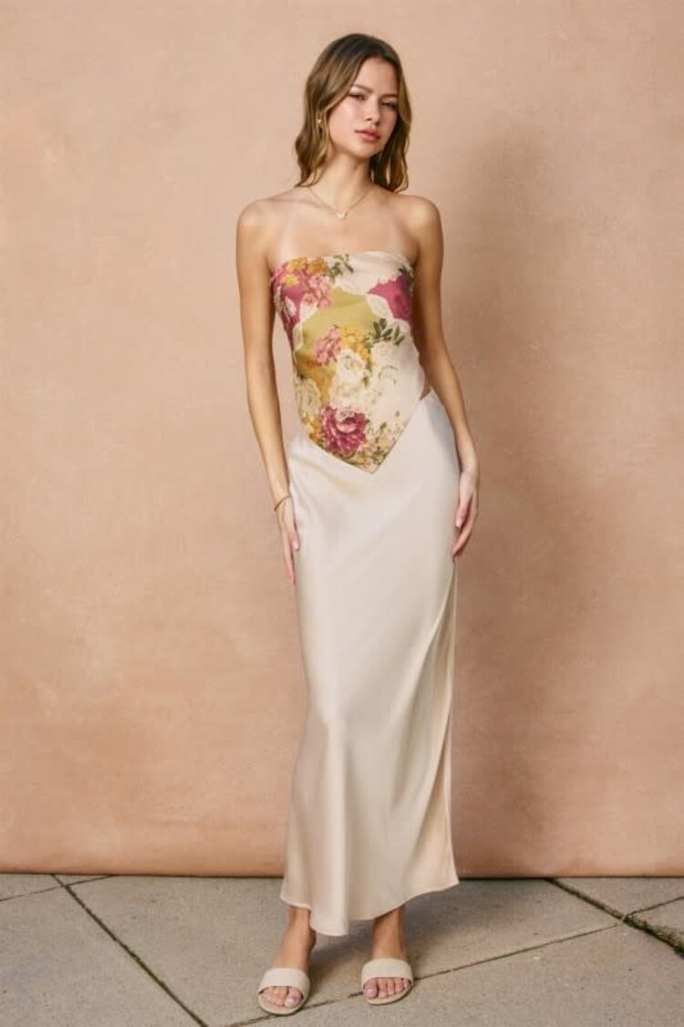 Strapless Handkerchief Top