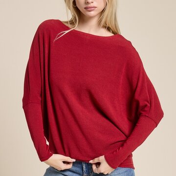 Off Shoulder Dolman Tunic