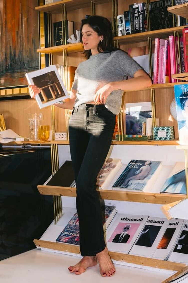 Mid Rise Bootcut Denim Pants