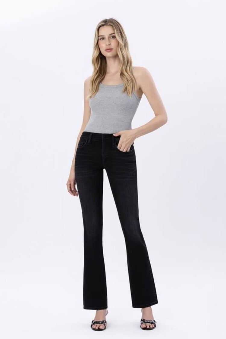 Mid Rise Bootcut Denim Pants