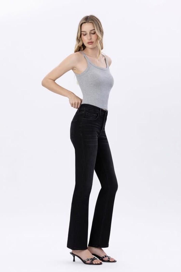 Mid Rise Bootcut Denim Pants