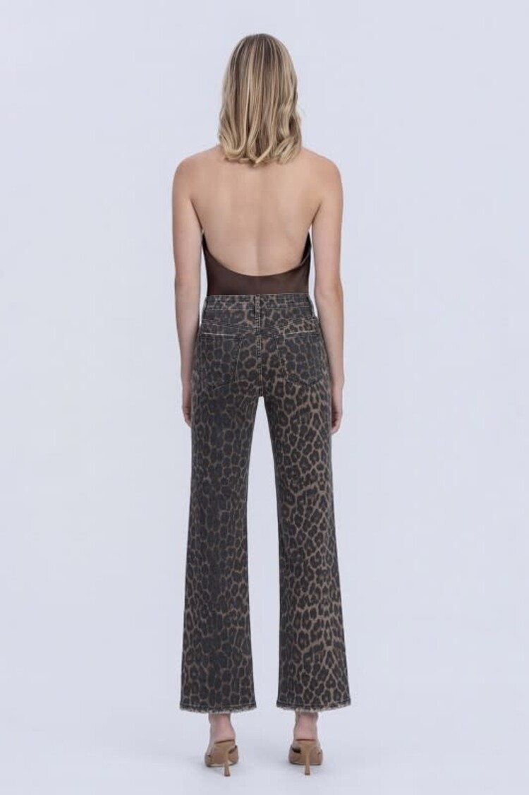 High Rise Slim Wide Denim