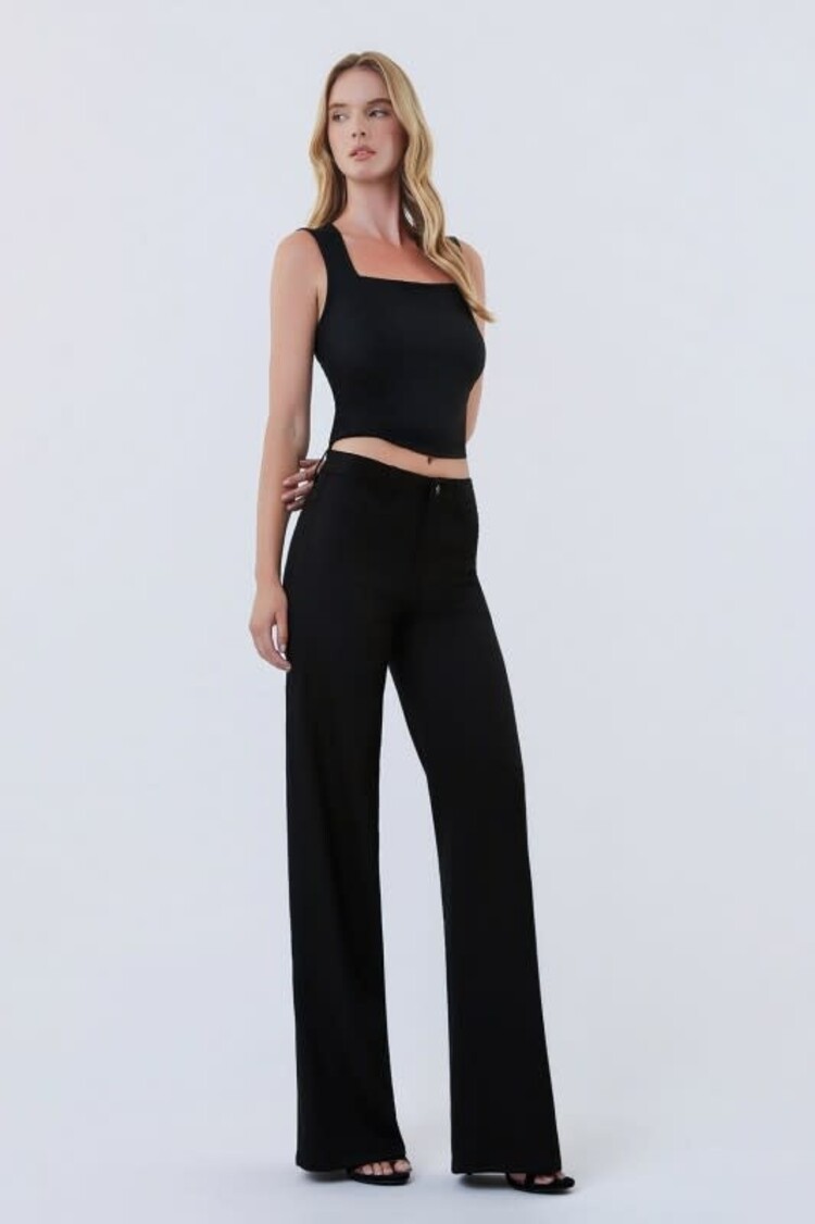 High Rise Trouser Wide Leg