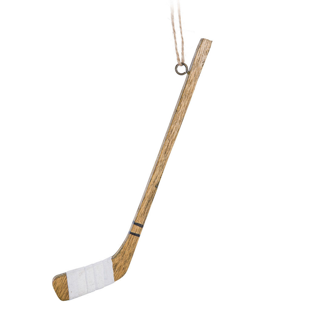 Single Hockey Stick Ornament