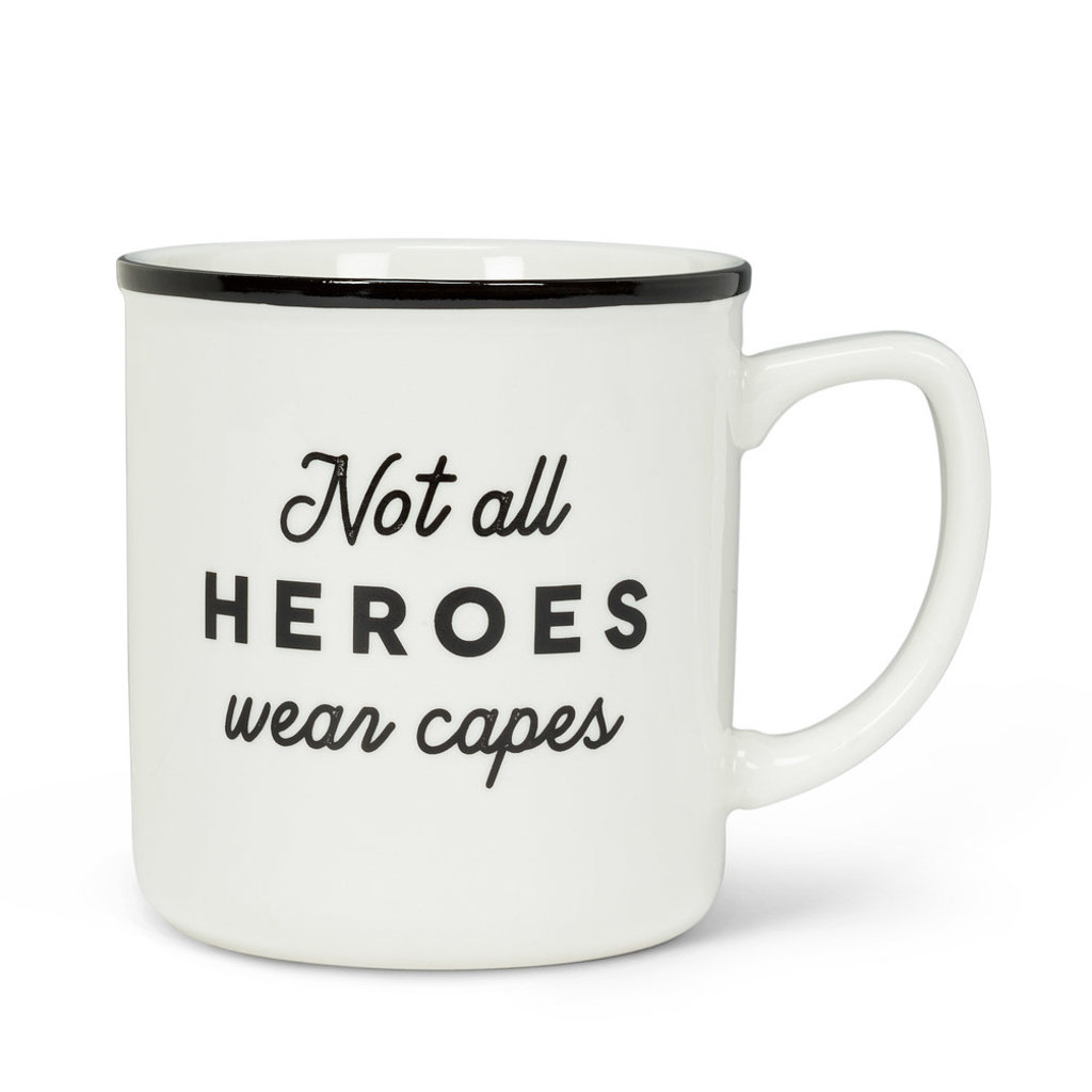 Not All Heroes Text Mug